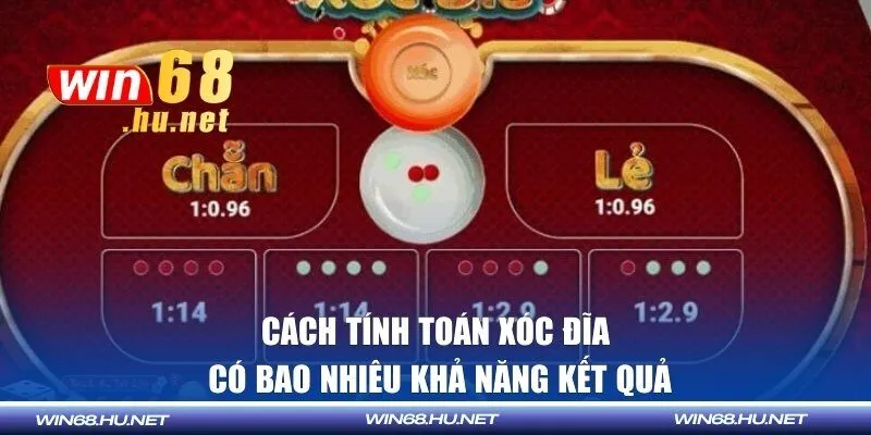 Cách tính toán xóc đĩa có bao nhiêu khả năng kết quả