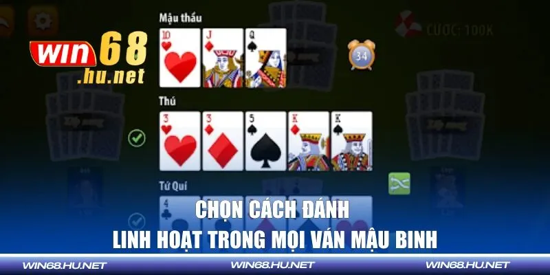 Chọn cách đánh linh hoạt trong mọi ván 