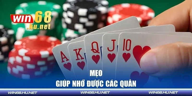 Mẹo giúp nhớ được các quân